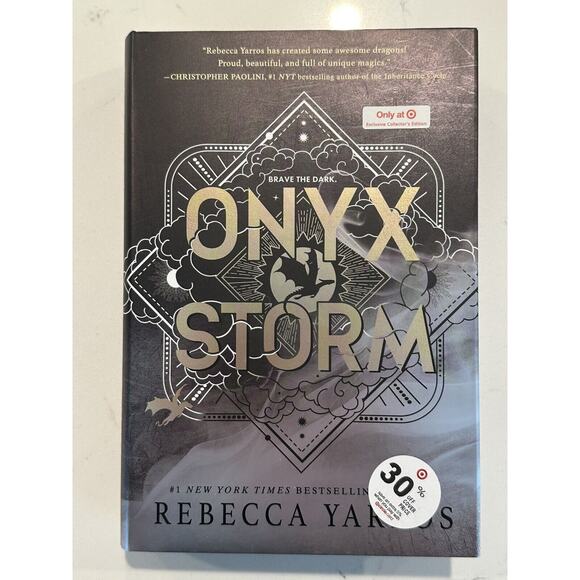 Onyx Storm Rebecca Yarros Target Exclusive Limited Edition Hardcover New W/PIN - Picture 3 of 11